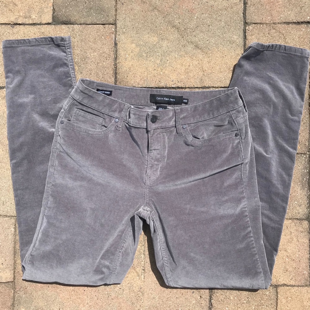 Calvin Klein corduroy “ultimate skinny” jeans